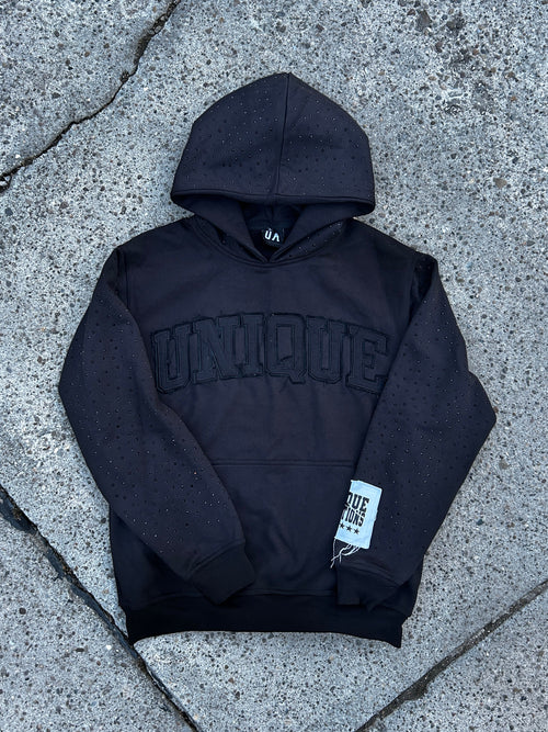 Unique Rhinestone Hoodie