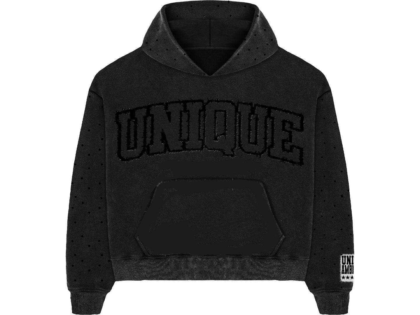 Unique Rhinestone Hoodie