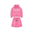 Unique Zip + Shorts Set (Pink)